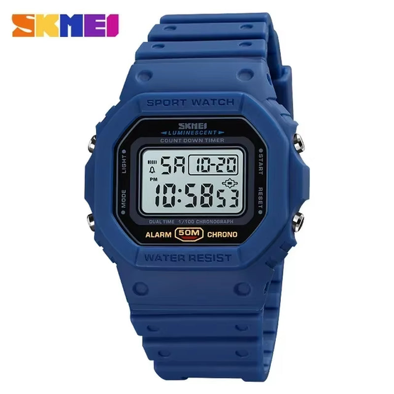 1628 Luxury Digital Men Watches Sports Waterproof Electronic Mens Wristwatches Military Back Light Clock 1988 Reloj Hombre