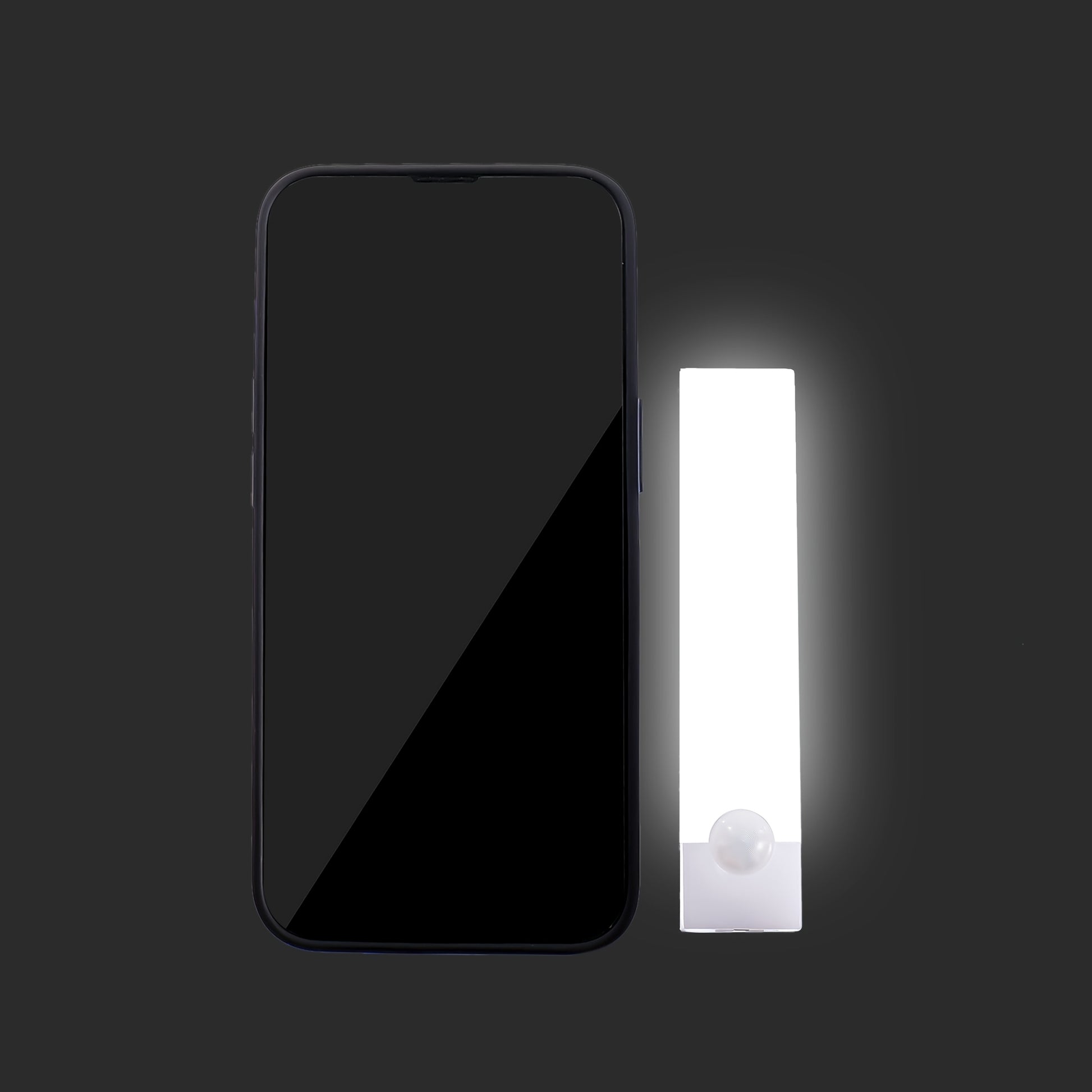 1pc Wireless LED Under Cabinet Light with Motion Sensor, Ultra-Thin Magnetic Strip, USB Rechargeable, PVC Lamp Body, Indoor LED Lighting for Kitchen, Stairs, Hallway, Wardrobes - Ideal for Christmas & Thanksgiving Gifts Beauty Fashion