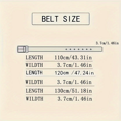 Ck Holiday Gift Men's Belt, Toothless Automatic Buckle Pants Waistband for Youth and Middle-Aged Casual Business Versatile Trousers, Office Attire, Everyday Belt, Sleek Design, Minimalist Belt, Durable Material, Highquality, Beauty Fashion
