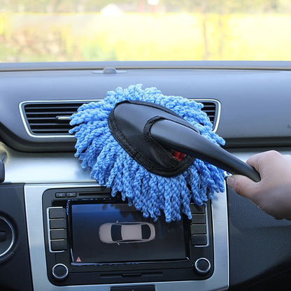 Car Dust Removal Small Duster Wipe Car Soft Brush Cleaning Brush Mini Bristle Brush Dust Removal Brush Nanofiber Car Interior Beauty Fashion