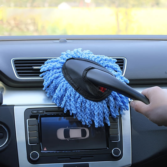 Car Dust Removal Small Duster Wipe Car Soft Brush Cleaning Brush Mini Bristle Brush Dust Removal Brush Nanofiber Car Interior Beauty Fashion