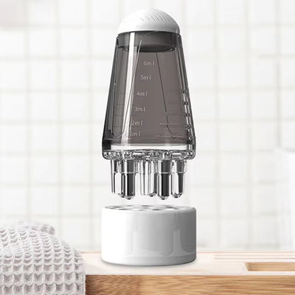 Scalp Applicator Hair Regrowth & Styling Solution Guide Comb Hexagon Head Oil Roller Ball Massage Comb Massage Relaxation Tools