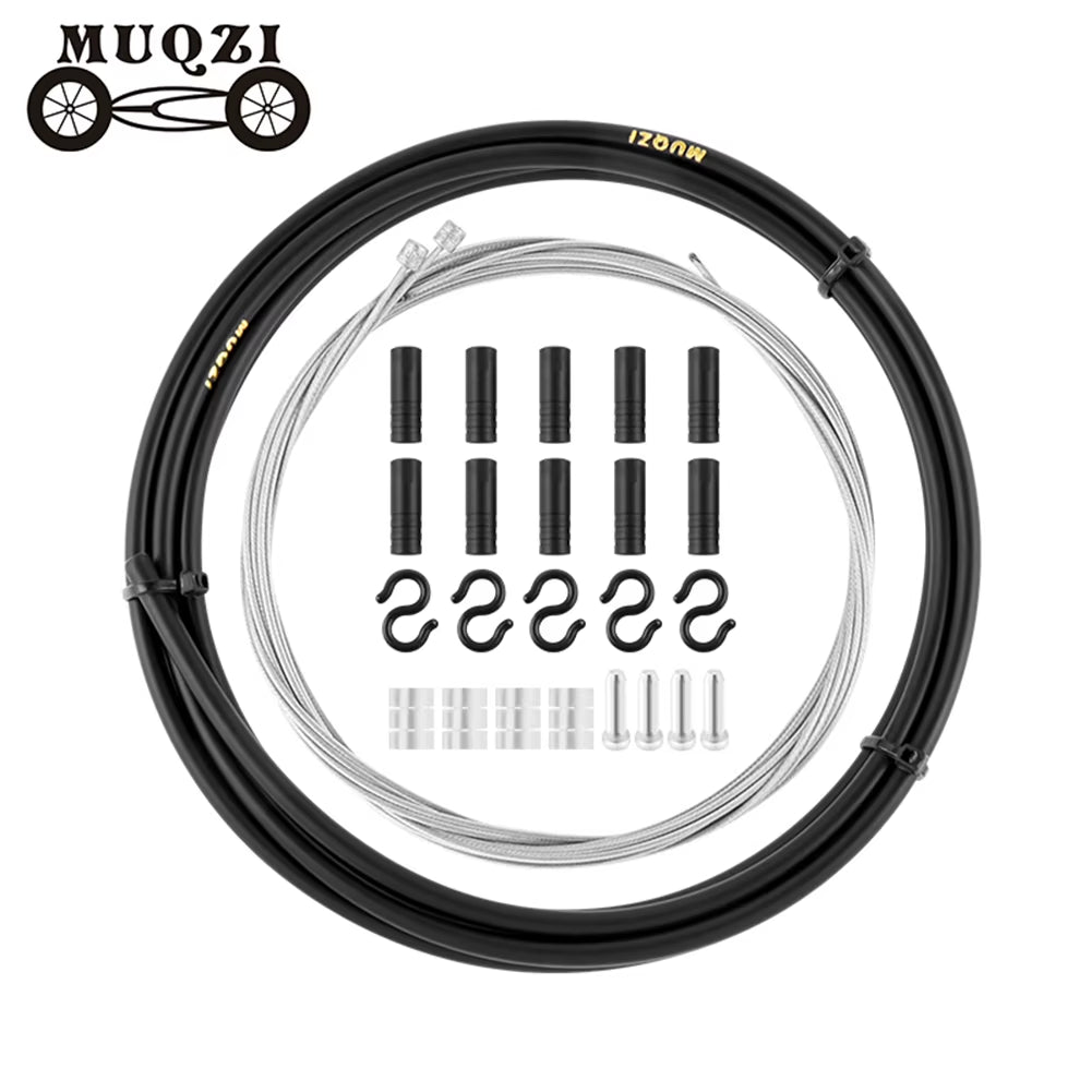 MUQZI MTB Road Bike Brake Cable Shift Line Set Universal Bicycle Shift Brake Cable Kit Transmission Tube Cables Wire