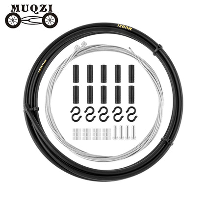 MUQZI MTB Road Bike Brake Cable Shift Line Set Universal Bicycle Shift Brake Cable Kit Transmission Tube Cables Wire