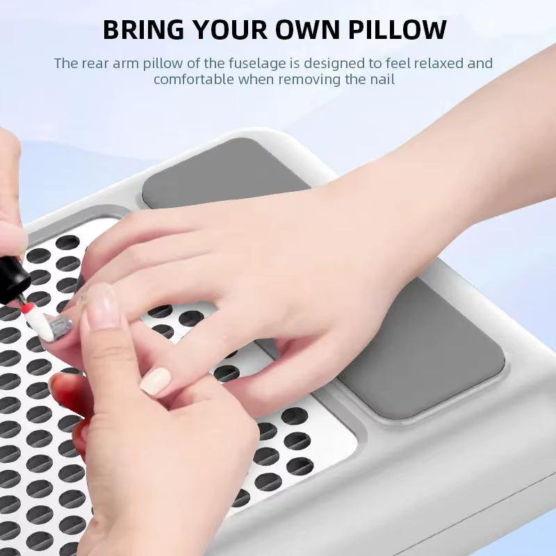 Nail Dust Extractor Vacuum – Professional Manicure Equipment with Adjustable Speed & Reusable Filter