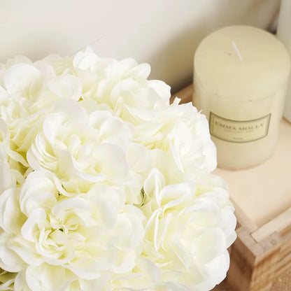 5Pcs Beautiful Artificial Peony Flowers High Quality White Bouquet Wedding Home Table Decor Fake Flowers Christmas Arrangement