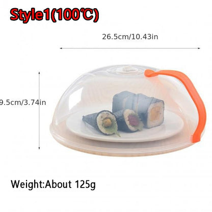 1pc Food Cover, Microwave Oven Heating Cover, Screen Protector For Food For Hot Dishes, Oil Proof Splash Proof Cover, Fresh-keeping Cover, Kitchen Supplies Beauty Fashion