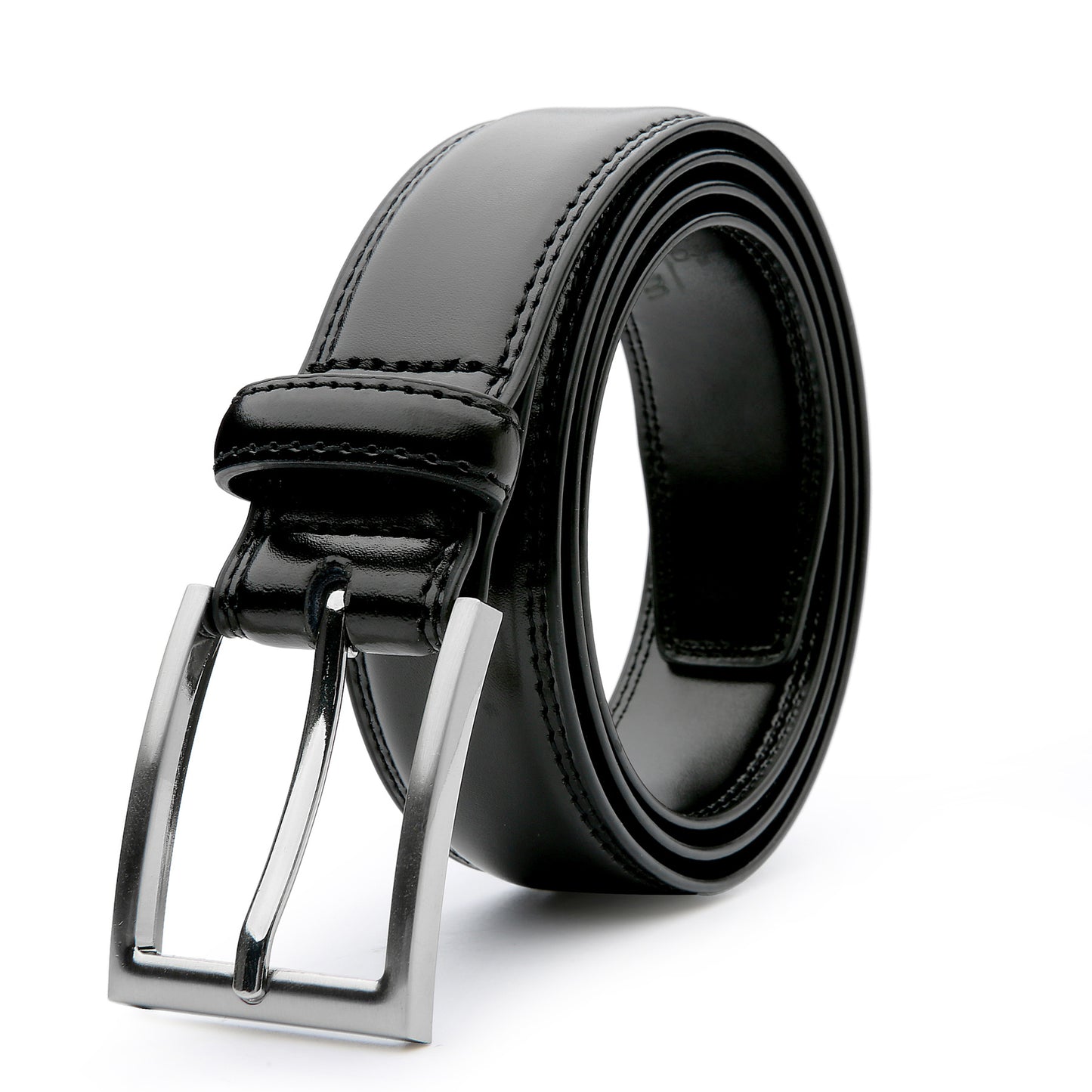 [Classic Men's Leather Belt] Classic & Fashion Men's Leather Belt | Single Prong Buckle for Jeans, Pants, Work & Business - Gift for Dad & Husband Beauty Fashion