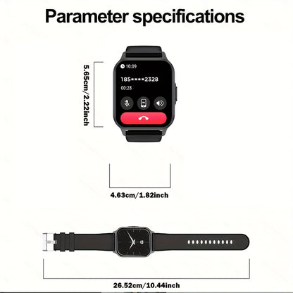 2025 New Smart Watch Men Full Touch Screen Sport Fitness Watch IP67 Waterproof Wireless Call Smartwatch Men+box for Android iPhone Beauty World Shop