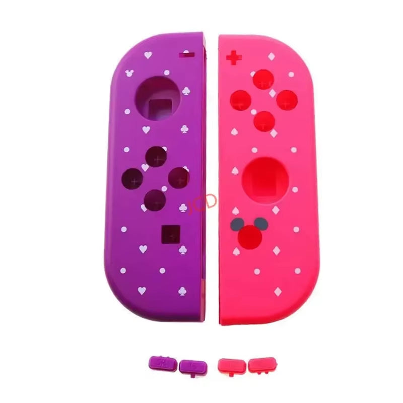Cartoon Pattern Front Back with Middle Frame Shell Housing Case Plastic Cover for Nintend Switch NS Nxjoy-Con Joycon Controller