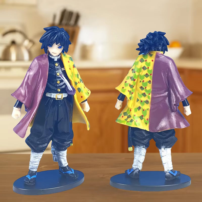 Anime Demon Slayer Kimetsu No Yaiba Figure Kamado Tanjirou Action Figure Agatsuma Zenitsu Nezuko Warrior PVC Model Toys