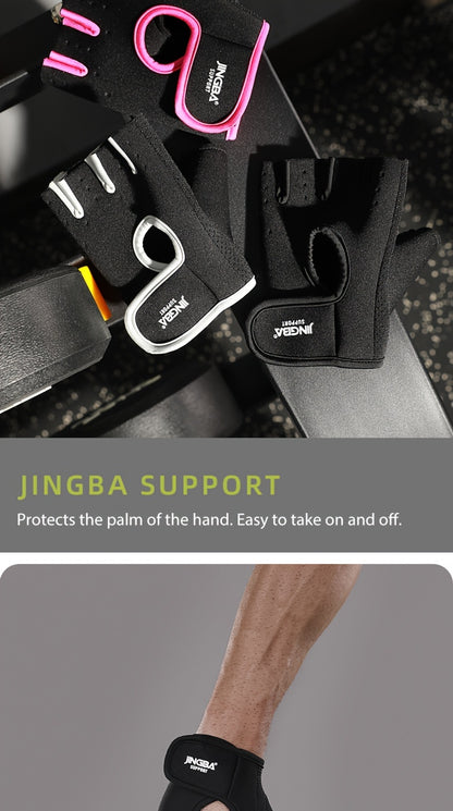 1 Pair of Premium Unisex GripMaster Sport Gloves - Adjustable, Non-Slip, Breathable, Sweat-Resistant, and Padded for Weightlifting, Cycling, and Fitness Training - Enhance Your Performance and Protection Beauty World Shop