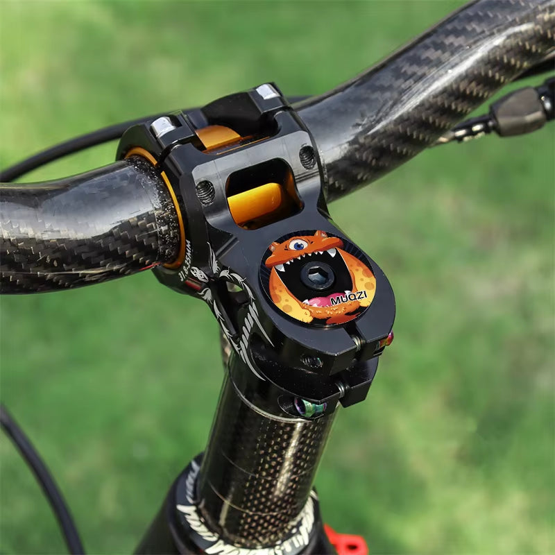 Headset Top Cap Bike Aluminum Alloy Ultralight Stem Cap Compatible with All Road MTB 1-1/8" Fork Steerer