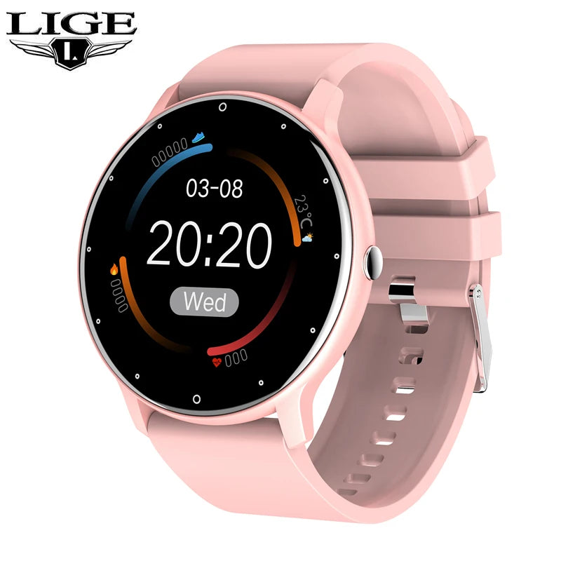 Women Smart Band Watch Real-Time Weather Forecast Activity Tracker Watches Heart Rate Monitor Sports Ladies Smart Watch Men