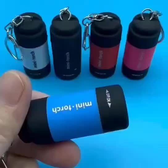 USB Rechargeable Portable Flashlight Keychain Mini Torch Camping Ultra Bright Lamp Outdoor Supplies,  Travel Flashlight, Mini Lantern, Compact Design, Hikers, Outdoor Enthusiasts Beauty Fashion
