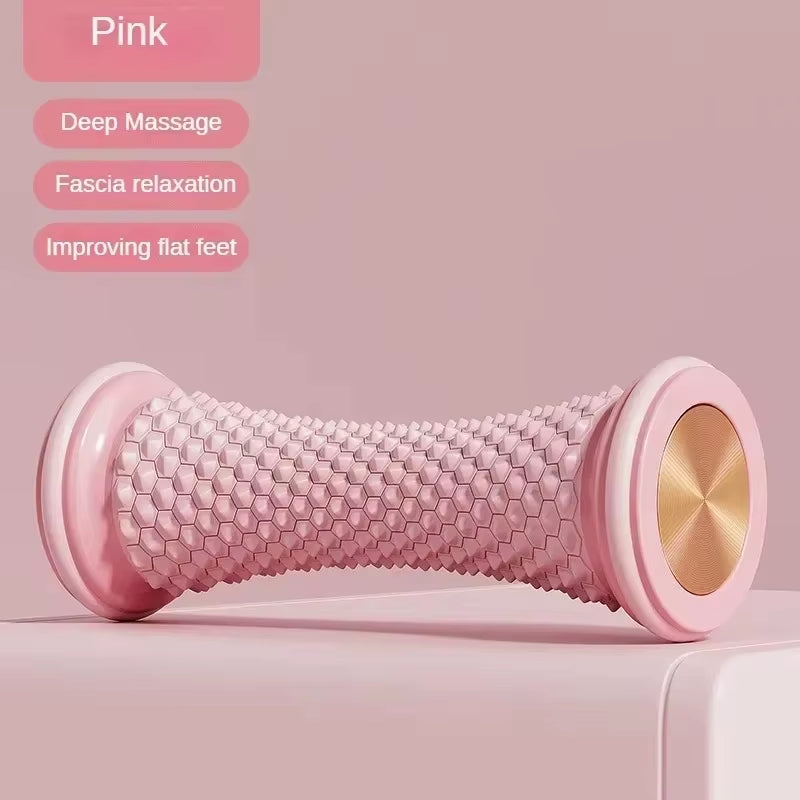 1Pc Portable Plastic Yoga Muscle Massage Roller Foot Training Device Multi-Functional Foot Roller for Muscle Network Drainage