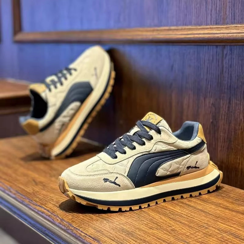 Casual Shoes Men'S Sports Shoes Summer Casual Thick Soled Men'S Shoes Soft and Comfortable Non-Slip Outdoor Fashion Board Shoes