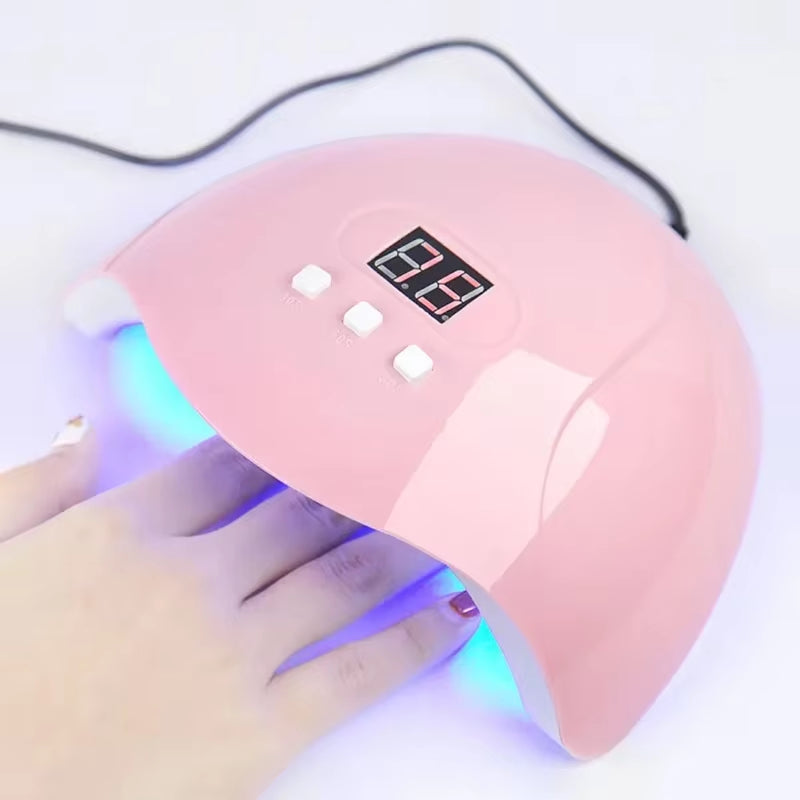 54W Nail Phototherapy Machine Gel Polish Nail Dryer Uv Led Lamp Professional Manicure Tool Salon Equipment Manicure