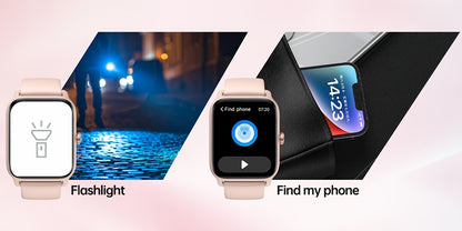 1pc FAWEIO 1.8 Inch Smart Watch for Women & Men with 100+ Sport Modes, Answer/Make Calls, Fitness Activity Tracker, Pedometer, for iPhone And Android, Perfect Gift for Family And Friends, Suitable for Christmas Gifts Beauty World Shop