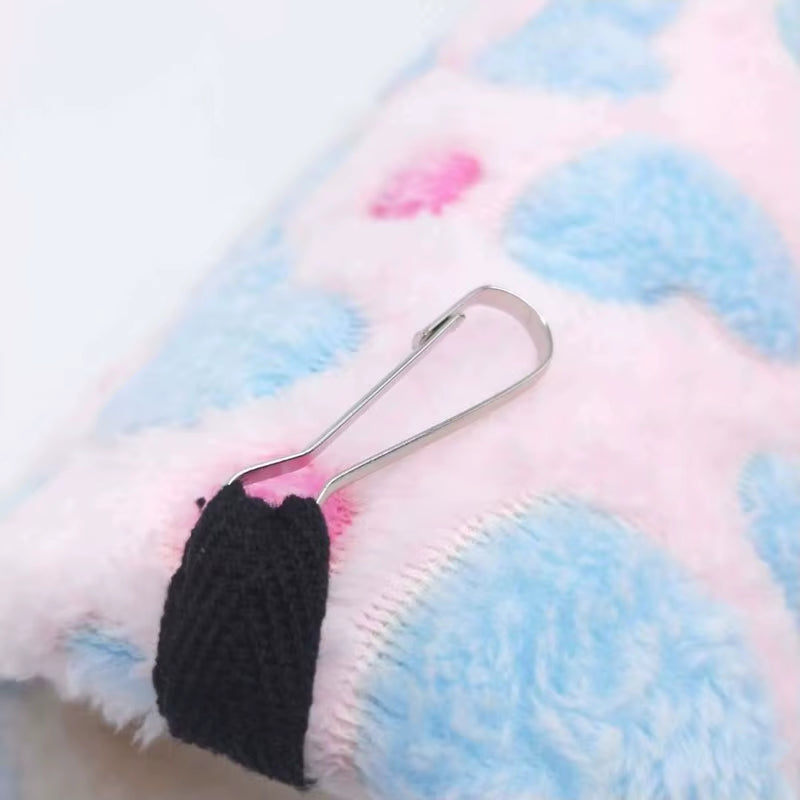 Random Color Cute Hamster House Winter Thickening Warm Soft Beds Small Animal Nest for Hamster Rabbit Squirrel Pet Mini Cage