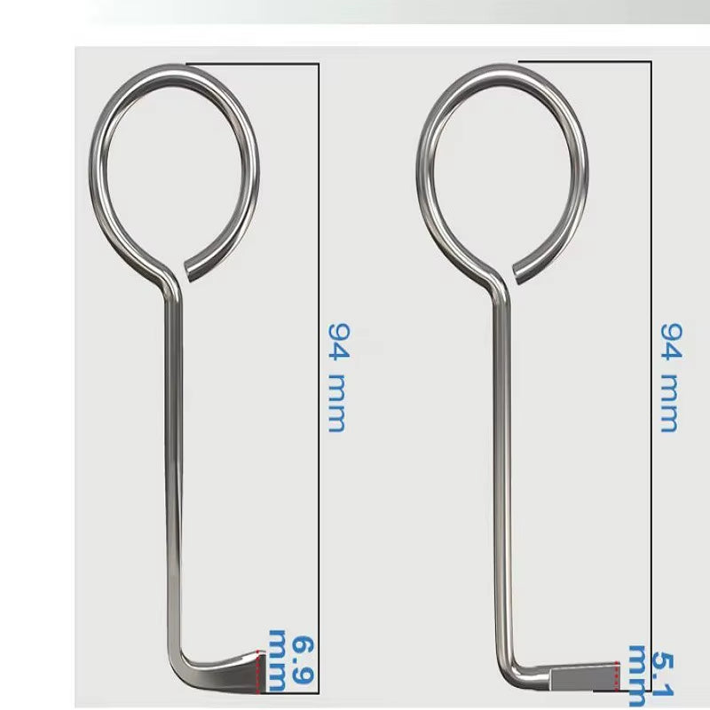 Portable Tool for Unlocking Doors Featuring a Universal Torque Wrench Suitable Outdoor Use Opening Doors When Keys Are Forgotten