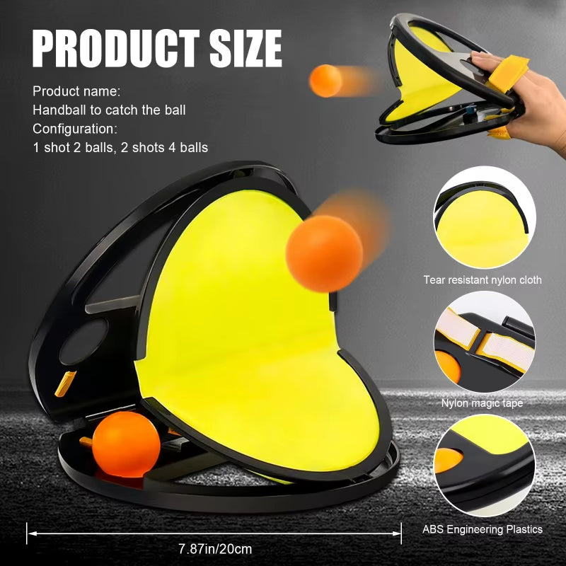 Adult & Kids Toss and Catch Ball Game Racket for Hand Grasping Outdoor Beach Yard Family Activities Pool Fun Sport Toy