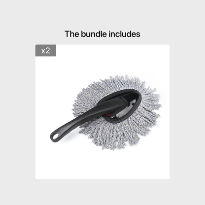 Car Dust Removal Small Duster Wipe Car Soft Brush Cleaning Brush Mini Bristle Brush Dust Removal Brush Nanofiber Car Interior Beauty Fashion