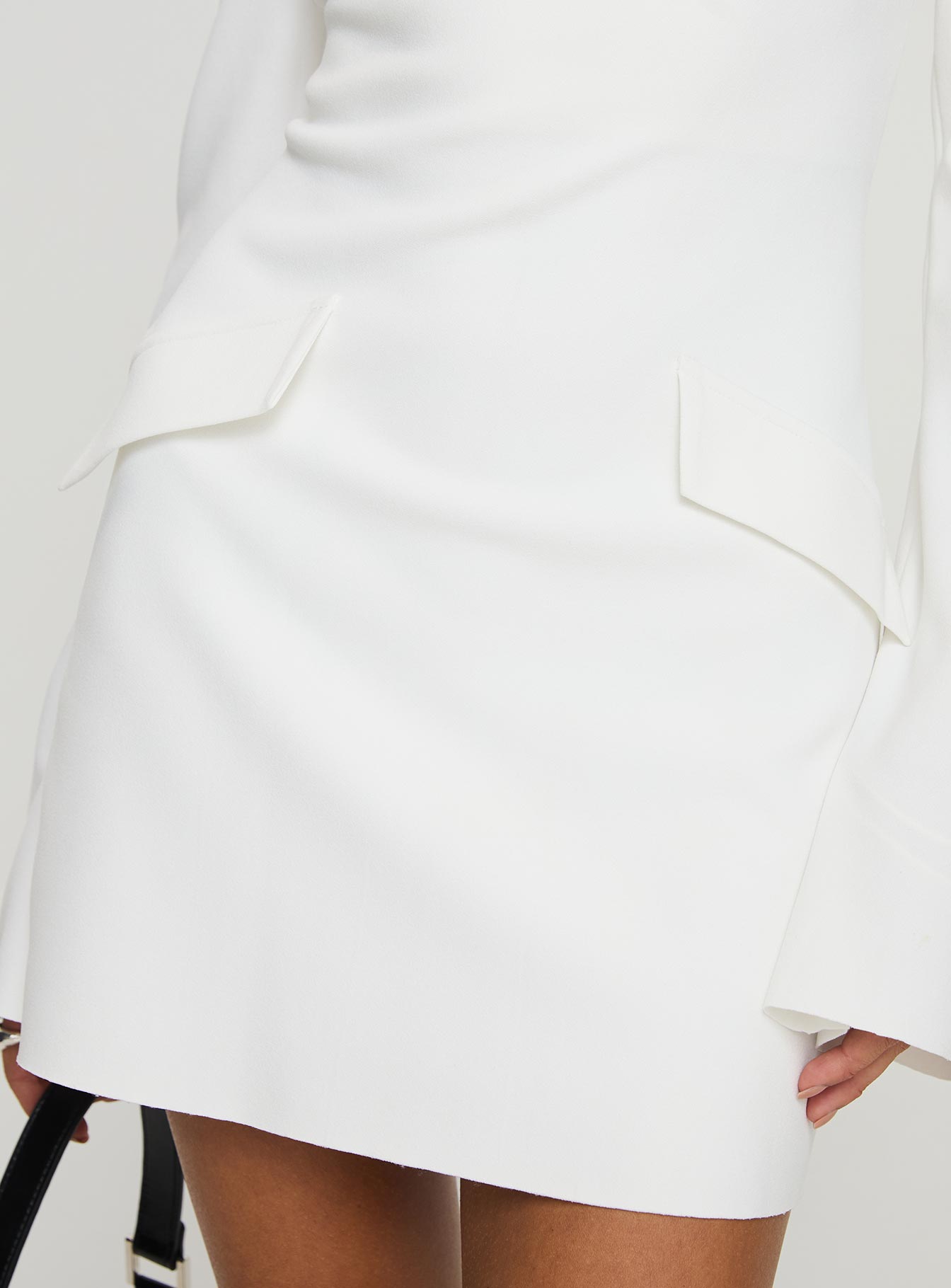 Carters Long Sleeve Mini Dress White Princess Polly