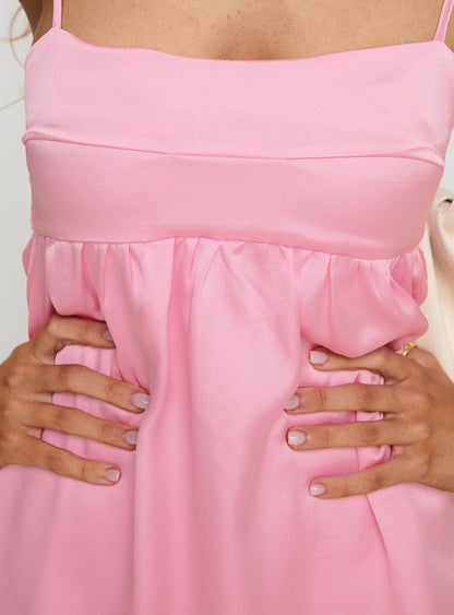 Ortega Mini Dress Pink Princess Polly