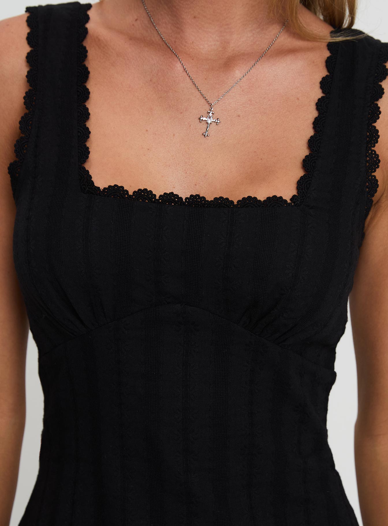 Dasha Mini Dress Black Princess Polly