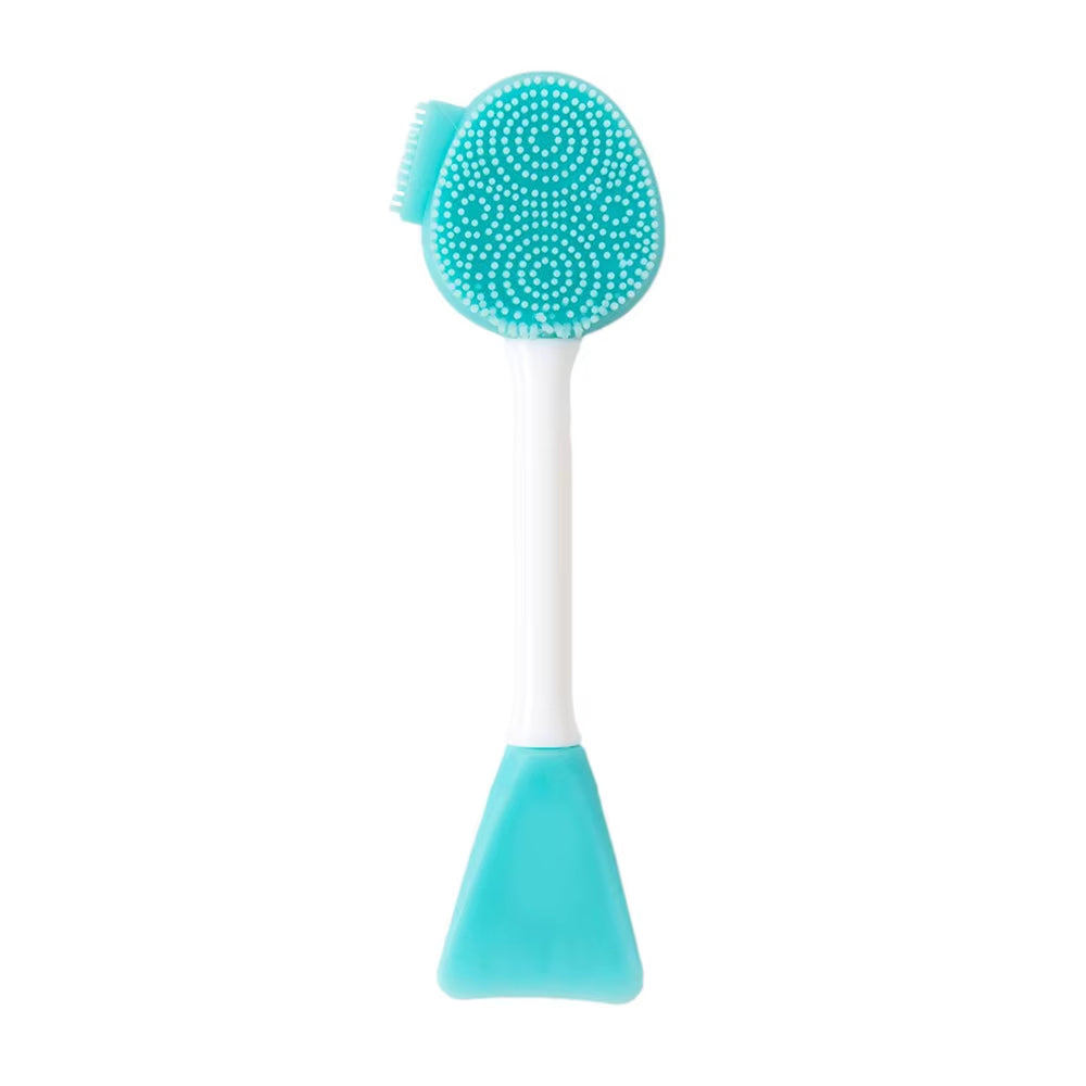 Facial Cleaning Silicone Brush Facial Mask Applicator Skincare Accessories Silicone Body Scrubbers 2In1 Spa Facial Wash Brushes