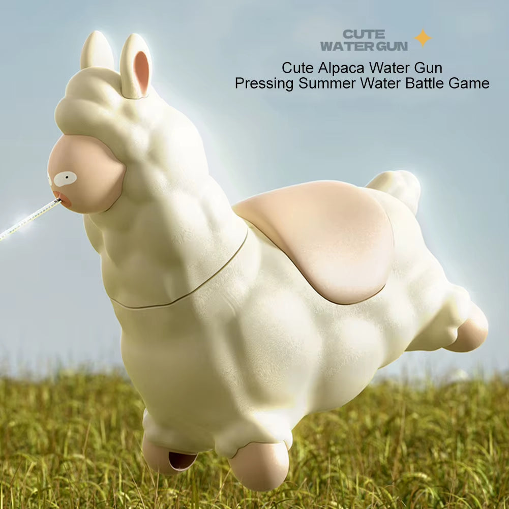 Spitting Llama Water Toy Easy to Fill Alpaca Interactive Water Sprayer Cute Press Water-Sprinkling Toy for Summer Backyard