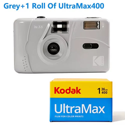 Original  M35 Film Camera Non-Disposable Retro Film Machine Manual Replaceable Reusable Film Camera with Flash Function