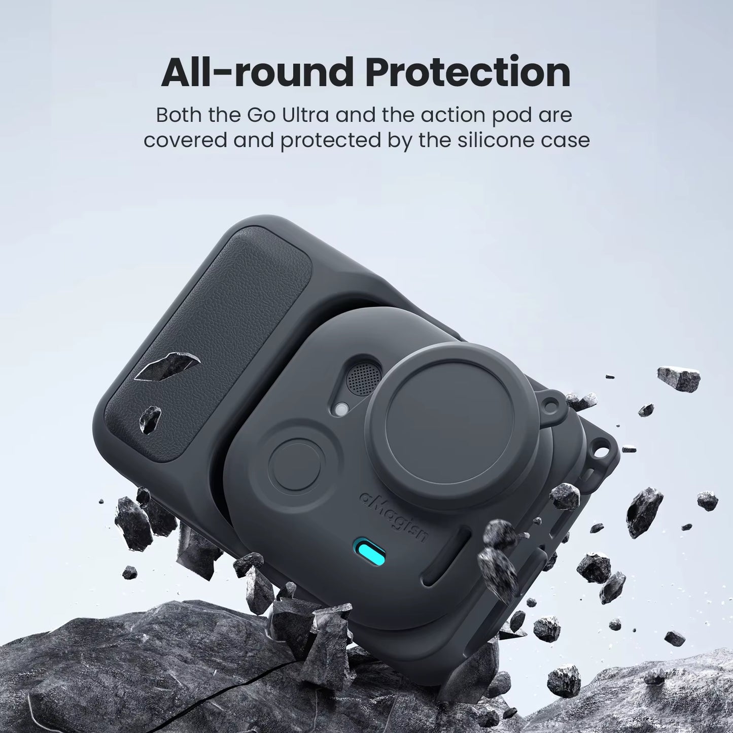 Silicone Protective Case for  GO Ultra Frame All-Round Protection Shell Cover for  GO Ultra Camera Accessories