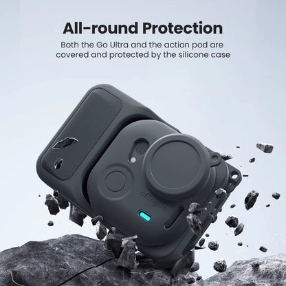 Silicone Protective Case for  GO Ultra Frame All-Round Protection Shell Cover for  GO Ultra Camera Accessories