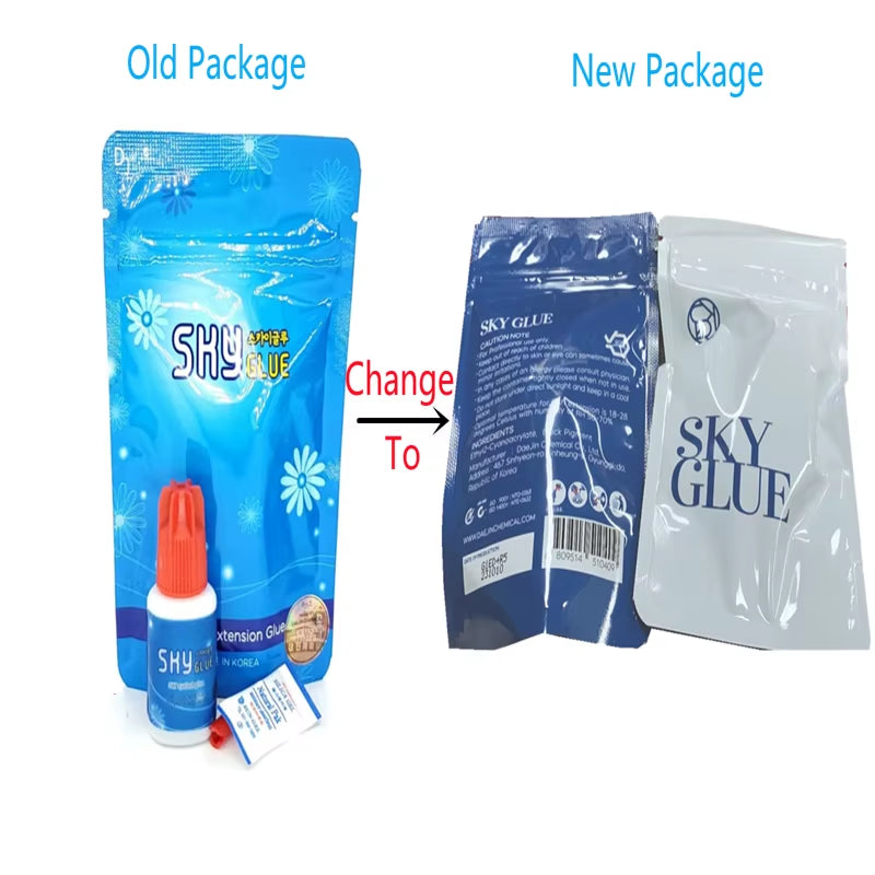 1Pcs 5G Sky D+ Glue 1S Fast Dry Strong False Eyelash Extension Glue Adhesive Low Smell No Irritation Lashes Glue Makeup Tools