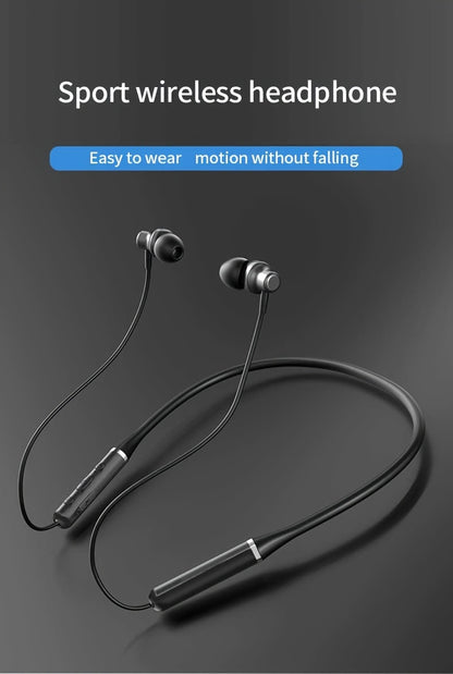 HE05 Neckband Wireless Headphones Hi-Fi Stereo Sound Sport Wireless Earphones Comfortable Wearing Wireless Headset Compatible with all mobile phones Can Be Used As A Birthday Gift Holiday Gifts