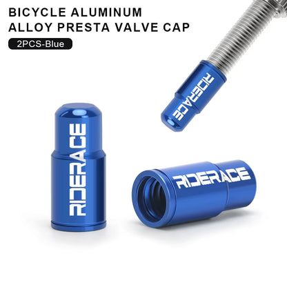 Bicycle Tire Valve Cap Aluminum Alloy CNC MTB Road Bike Tube Tyre Gas Nozzle Cover for FV Presta Valve Dustproof