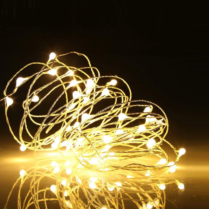 1pc String Lights for Bedroom, Party, Wedding, Christmas Halloween Decoration, 50/100LED Beauty Fashion