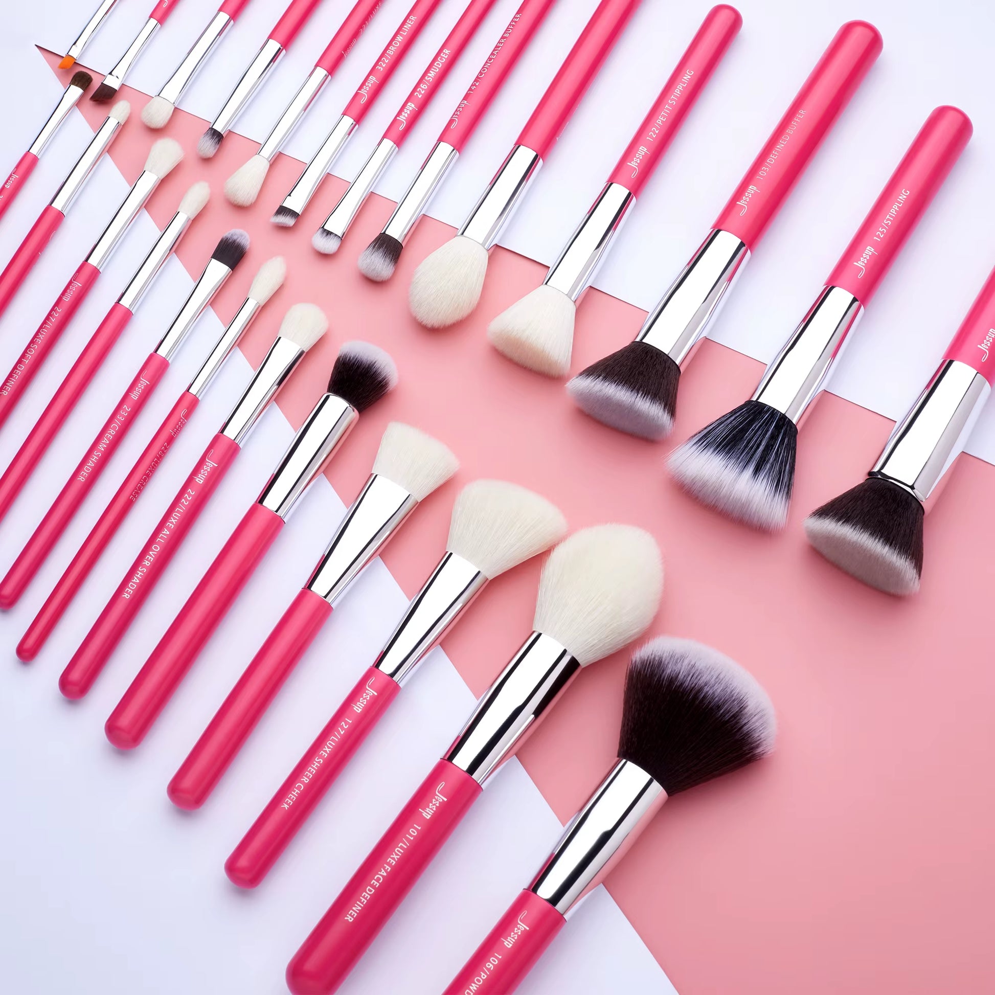 Makeup Brushes Set 25Pcs Make up Brush Professional ,Natural-Synthetic Foundation Powder Blending Eyeshadow T195