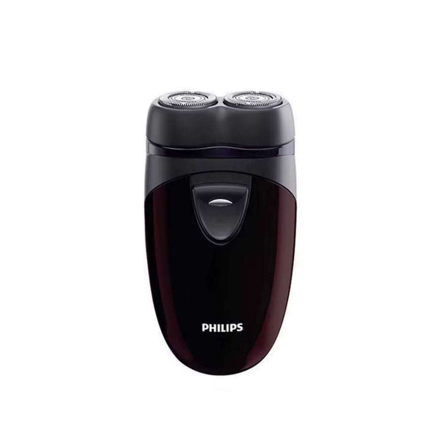 PQ206 Electric Shaver 2*AA Battery Type Economic Mini Men Portable Fast Shaving Razor Double Cutter Head Beard Trimmer