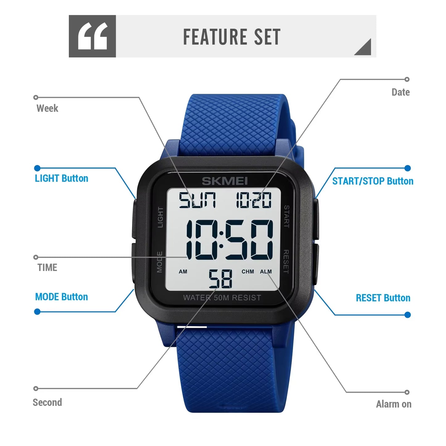 1894 Military Waterproof Mens Watches Electronic Shock Digital Watch for Men Sports Wristwatches 1841 Relogios Masculinos
