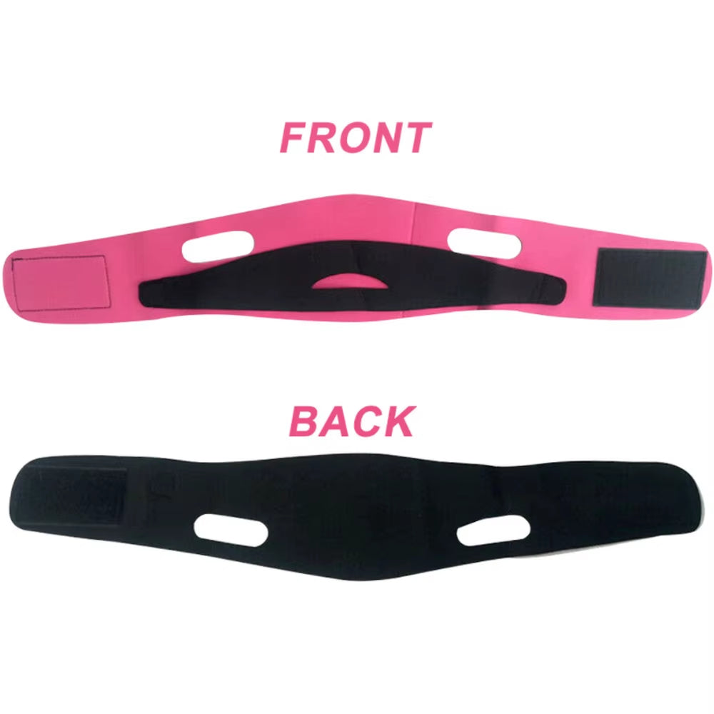 Elastic Face Slimming Bandage V Line Face Shaper Women Chin Cheek Lift up Belt Facial Massager Strap Face Beauty Skin Care Tools