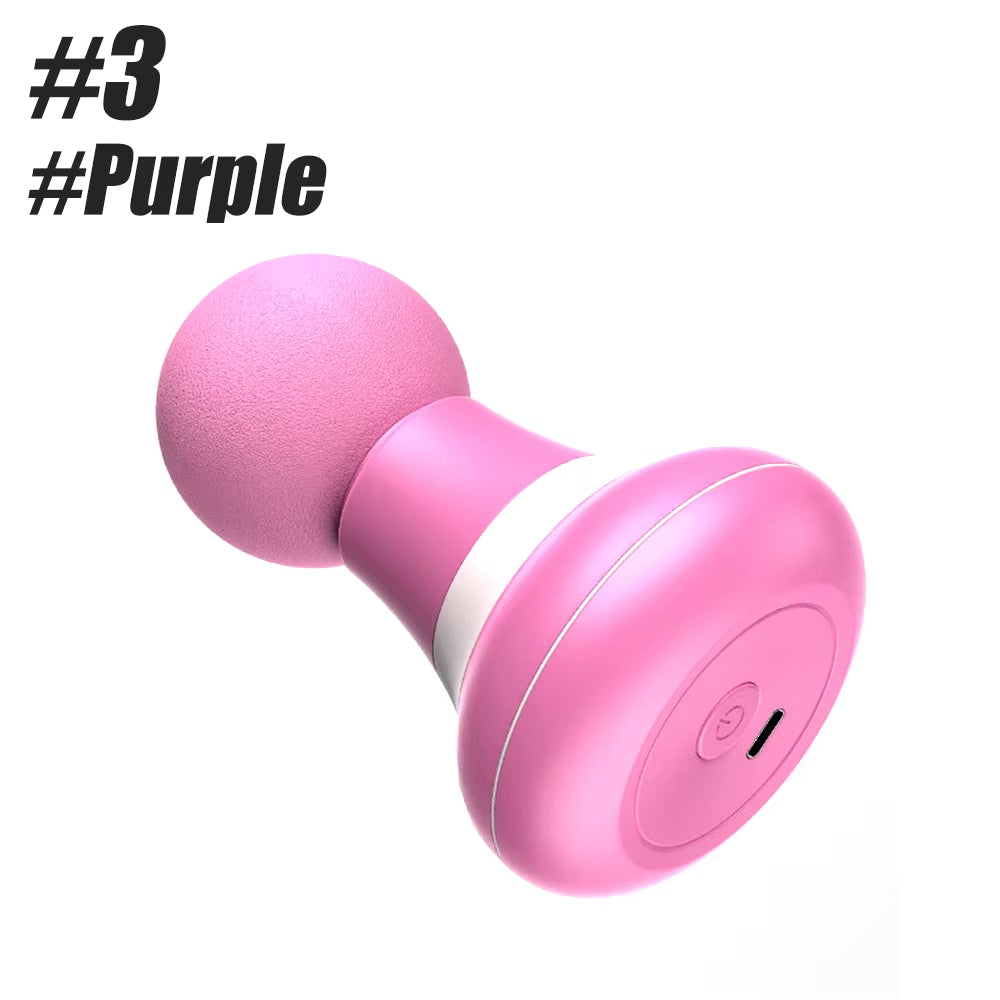 Mini Neck Massager Multi USB Electric Handled Wave Vibrating Cellulite Massage Relaxation Instrument Massage Waist Back Shoulder