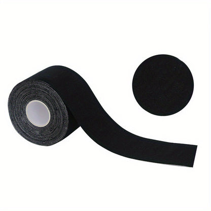 Enhanced Muscle Support & Recovery Kinesiology Tape - 5cm x 5m, Water-Resistant, Elastic, Universal Fit Sport Tape Beauty World Shop