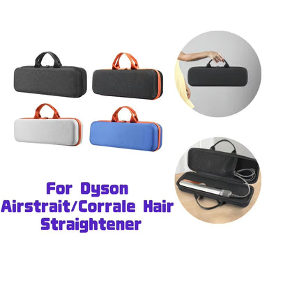 Waterproof Shockproof Nylon Storage Box Hard Carring Case Portable Travel Bag for Dyson Airstrait/Corrale Hair Straightener