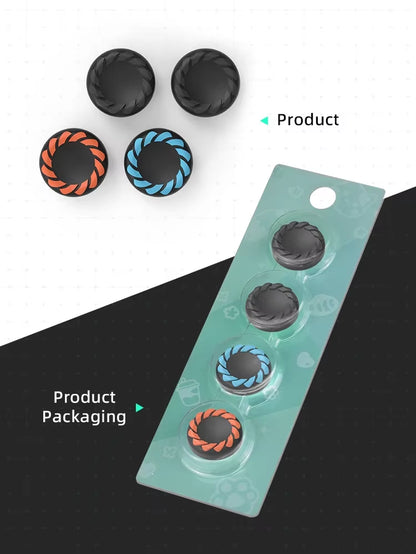 Silicone Thumb Grip Cap Protective Cover for Switch 2 Controllers, Anti-Slip Gamepad Accessories