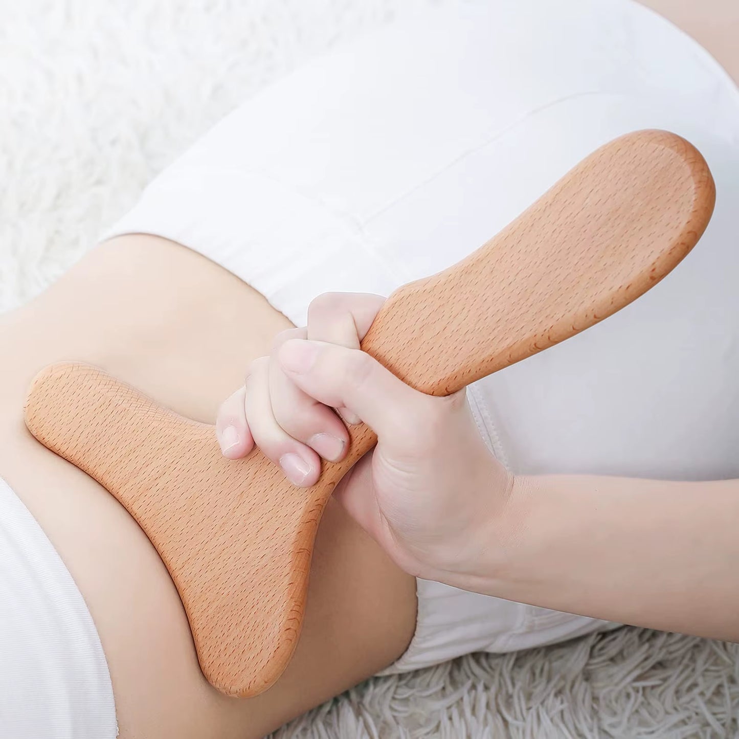 1Pc/3Pcs Wood Roller Massage Tools Lymphatic Drainage Maderoterapia Wooden Massager Gua Sha Tools for Body Contouring Shaping