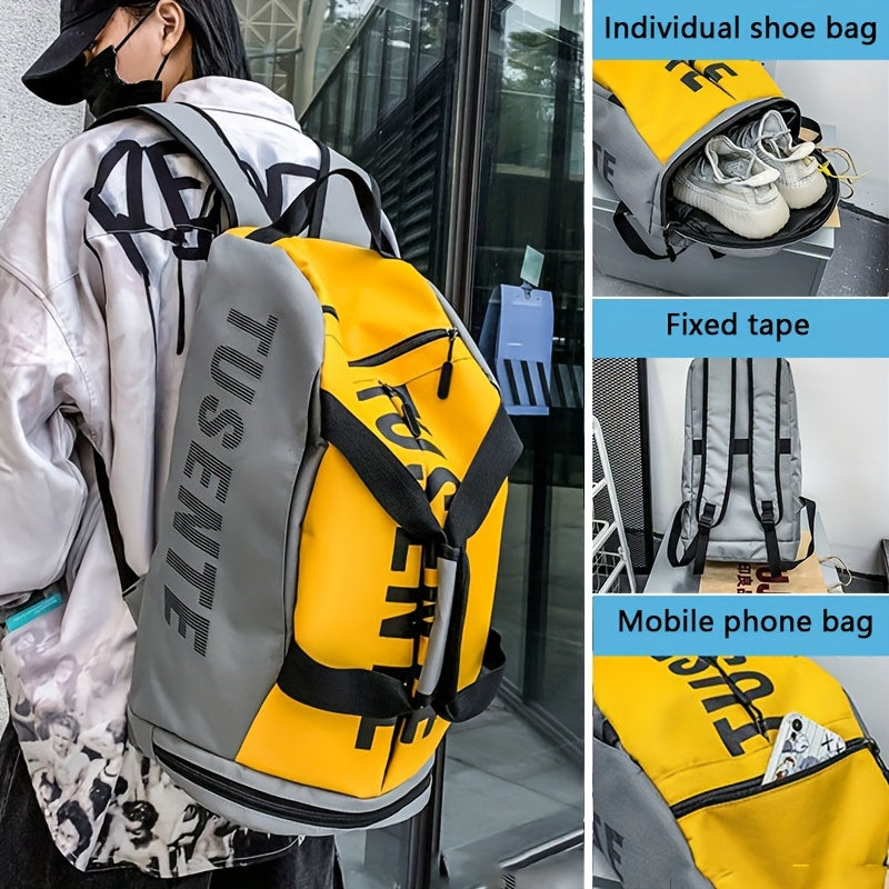 Large Capacity Multi-Functional Sport Gym Bag - Hiking Daypacks with Waterproof and Breathable Design, Shoes Pouch, and Business Travel Features - Ideal for Outdoor Camping, Hiking, and Birthday Gifts Beauty World Shop