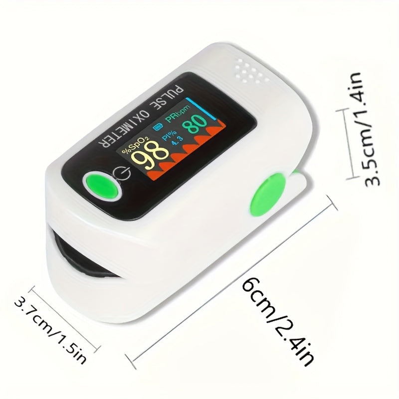 CHANG KUN Digital Fingertip Pulse Oximeter With Blood Oxygen Sensor, Monitor SpO2 And Heart Pulse Rate And Perfusion Index For Home Use Or Sport Battery Powered Beauty World Shop